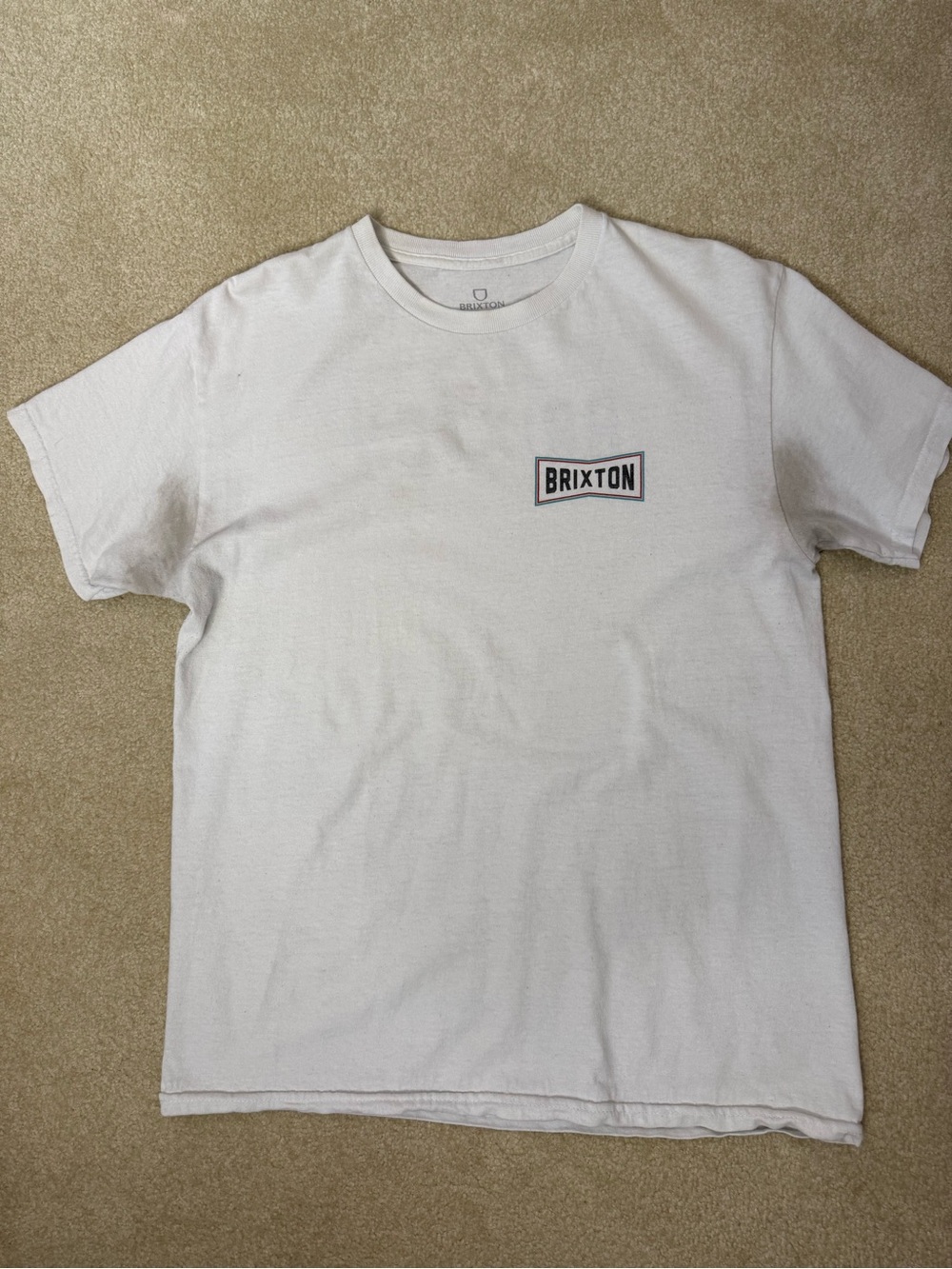 Brixton White Short-Sleeve Tee